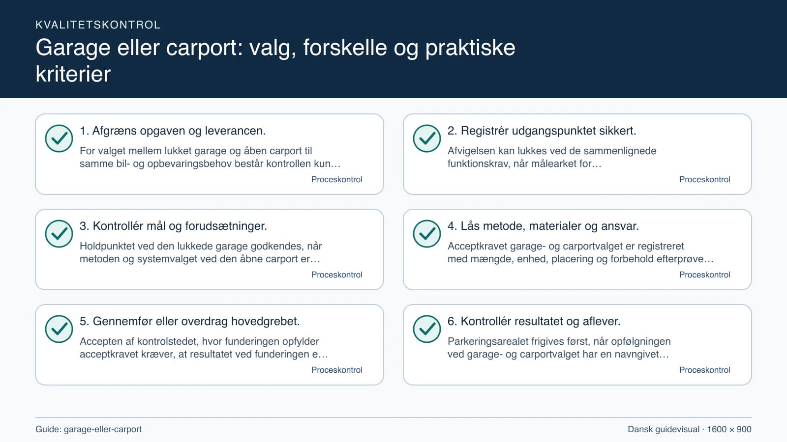 Kvalitetskontrol med checkpointet “Afvigelsen kan lukkes ved de sammenlignede funktionskrav, når målearket for sammenligningsmatricen har placering, enhed, dato, metode og alle åbne sp…”.